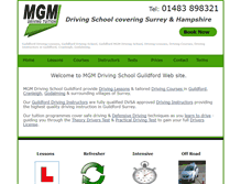 Tablet Screenshot of guildforddrivinglessons.co.uk